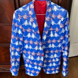 Christmas men’s suit jacket.